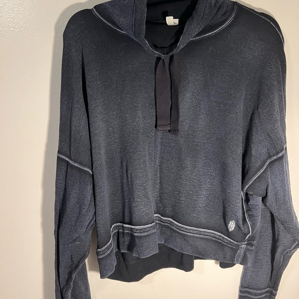 Free People Movement Black Laura Pullover